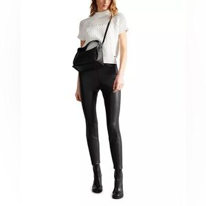 Ted Baker Madson Faux Leather Leggings in black size 1/US 4